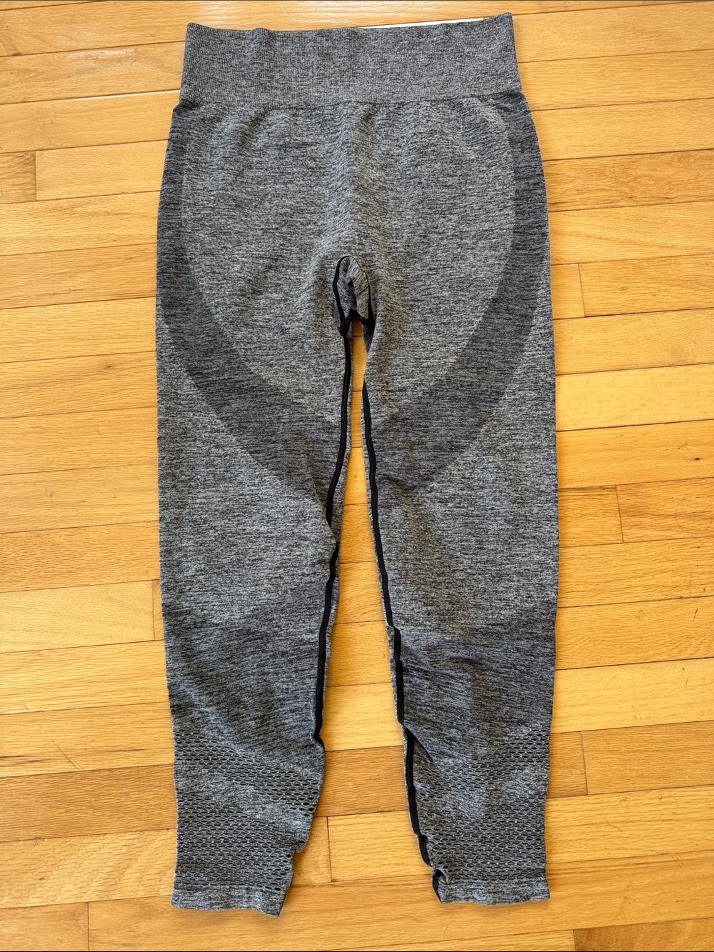 Victoria’s Secret Pink grey marl high rise seamless 7/8 leggings - L
